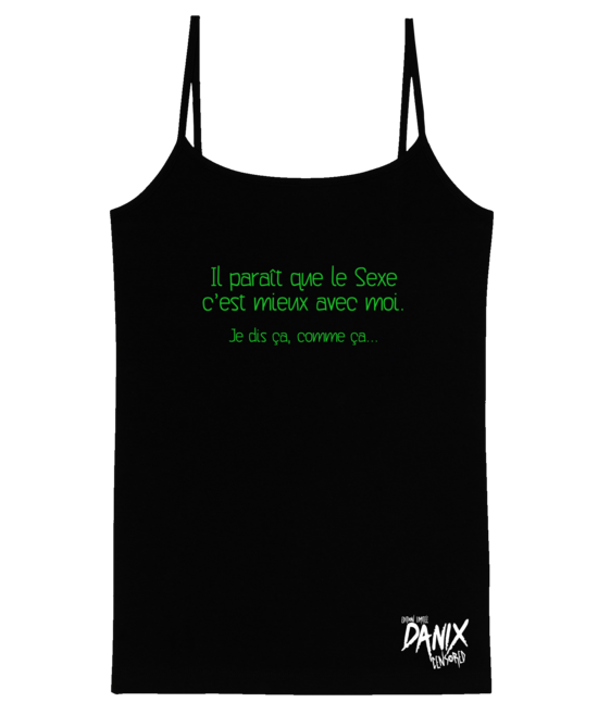 Débardeur Femme il paraît que ... [DANIX CENSORED]